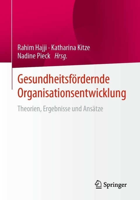 Cover image for book Gesundheitsfördernde Organisationsentwicklung