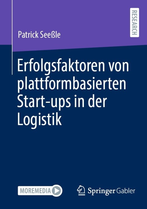 Cover image for book Erfolgsfaktoren von plattformbasierten Start-ups in der Logistik