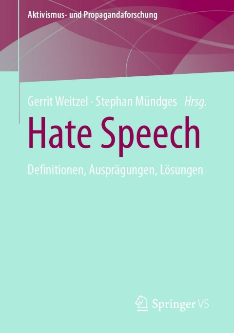 Cover image for book Hate Speech