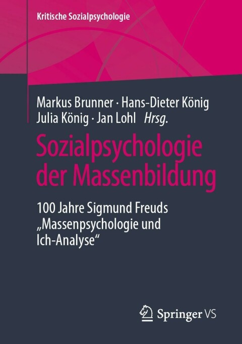 Cover image for book Sozialpsychologie der Massenbildung