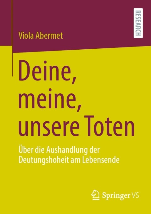 Cover image for book Deine, meine, unsere Toten