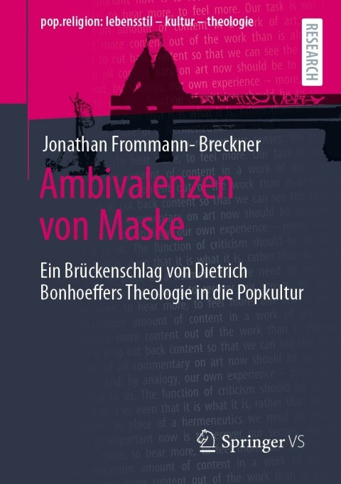 Cover image for book Ambivalenzen von Maske