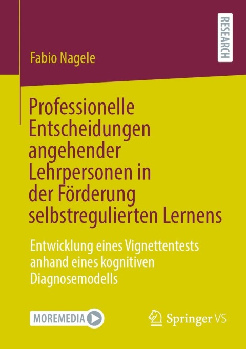 Cover image for book Professionelle Entscheidungen angehender Lehrpersonen in der Förderung selbstregulierten Lernens