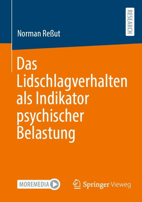 Cover image for book Das Lidschlagverhalten als Indikator psychischer Belastung