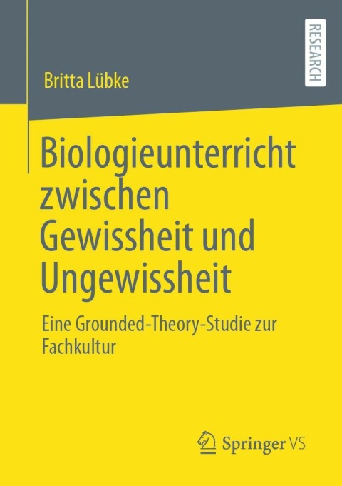 Cover image for book Biologieunterricht zwischen Gewissheit und Ungewissheit