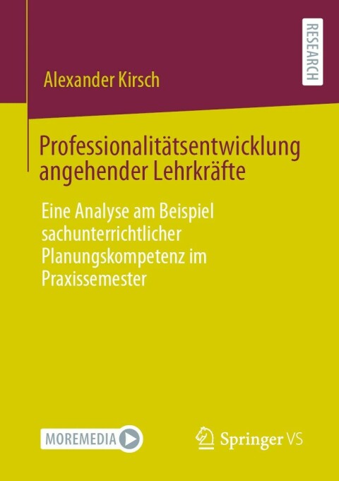 Cover image for book Professionalitätsentwicklung angehender Lehrkräfte