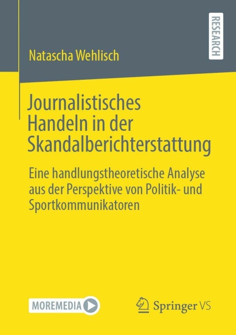 Cover image for book Journalistisches Handeln in der Skandalberichterstattung