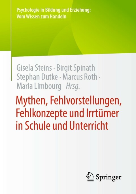 Cover image for book Mythen, Fehlvorstellungen, Fehlkonzepte und Irrtümer in Schule und Unterricht