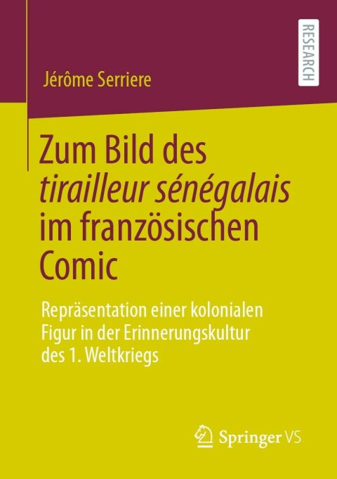Cover image for book Zum Bild des tirailleur sénégalais im französischen Comic