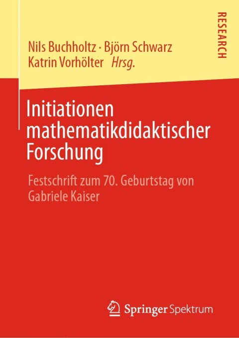 Cover image for book Initiationen mathematikdidaktischer Forschung