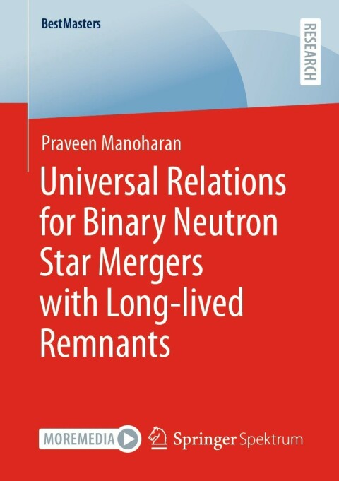 Cover image for book Universal Relations for Binary Neutron Star Mergers with Long-lived Remnants
