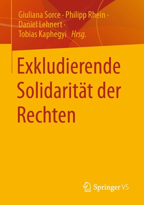 Cover image for book Exkludierende Solidarität der Rechten