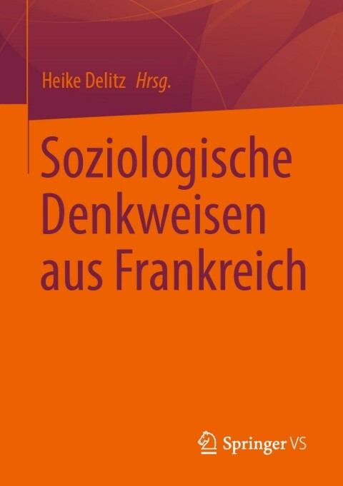 Cover image for book Soziologische Denkweisen aus Frankreich