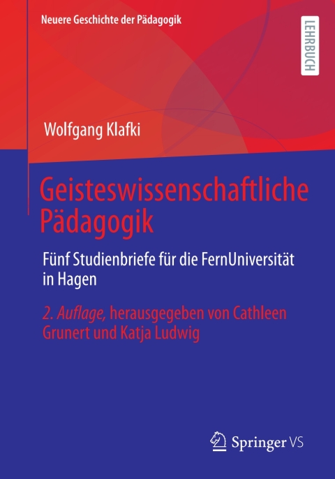 Cover image for book Geisteswissenschaftliche Pädagogik