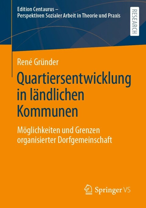 Cover image for book Quartiersentwicklung in ländlichen Kommunen