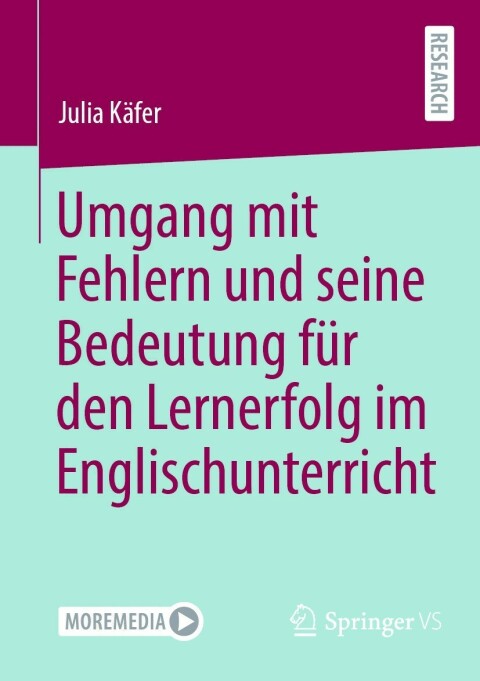 Cover image for book Umgang mit Fehlern und seine Bedeutung für den Lernerfolg im Englischunterricht