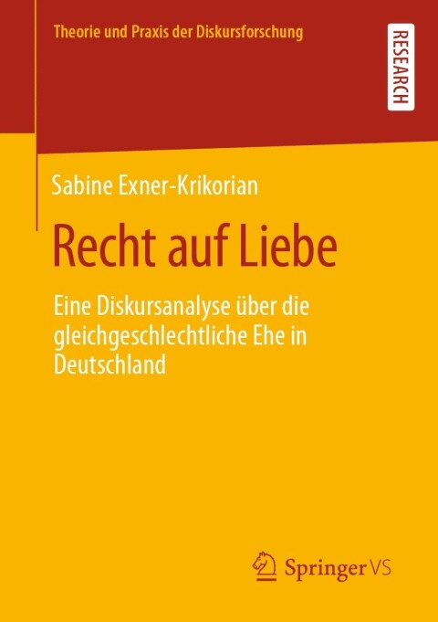Cover image for book Recht auf Liebe