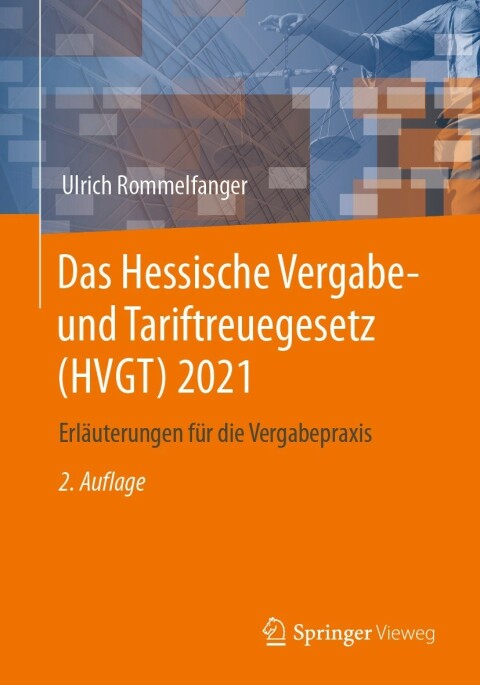 Cover image for book Das Hessische Vergabe- und Tariftreuegesetz (HVGT) 2021
