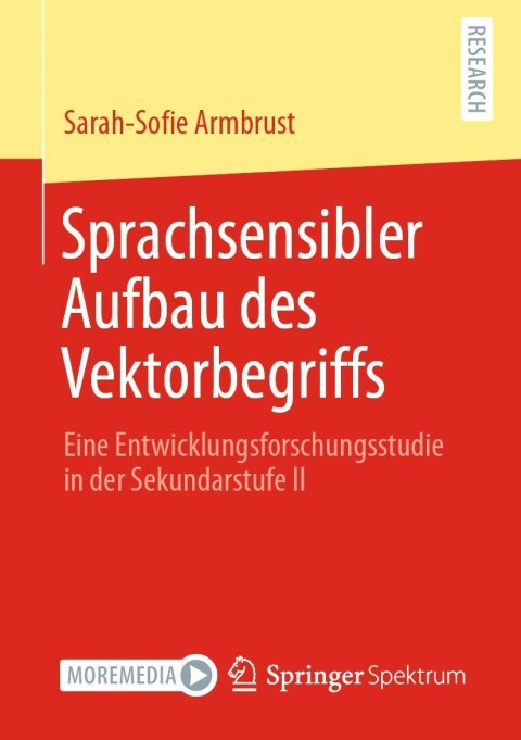 Cover image for book Sprachsensibler Aufbau des Vektorbegriffs