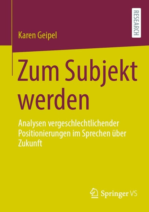 Cover image for book Zum Subjekt werden