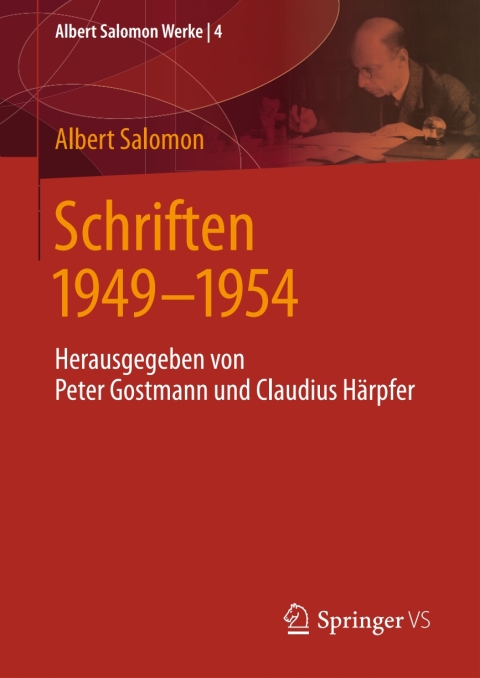 Cover image for book Schriften 1949 - 1954