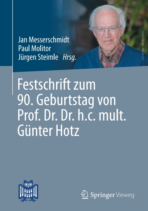 Cover image for book Festschrift zum 90. Geburtstag von Prof. Dr. Dr. h.c. mult. Günter Hotz