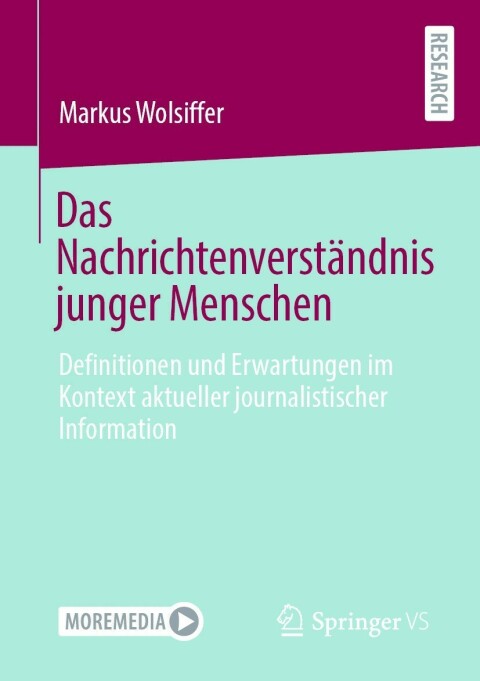 Cover image for book Das Nachrichtenverständnis junger Menschen