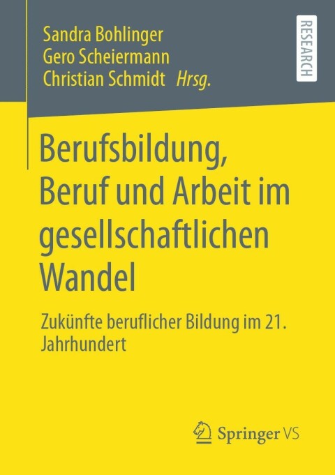 Cover image for book Berufsbildung, Beruf und Arbeit im gesellschaftlichen Wandel