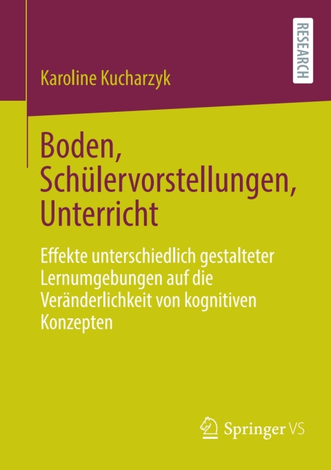 Cover image for book Boden, Schülervorstellungen, Unterricht