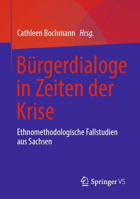 Cover image for book Bürgerdialoge in Zeiten der Krise