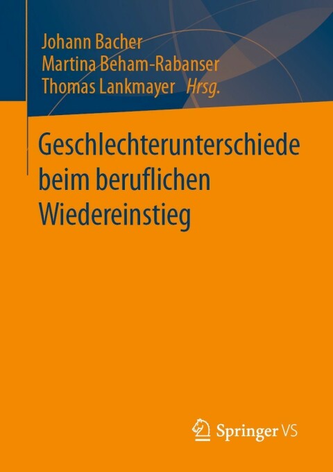 Cover image for book Geschlechterunterschiede beim beruflichen Wiedereinstieg