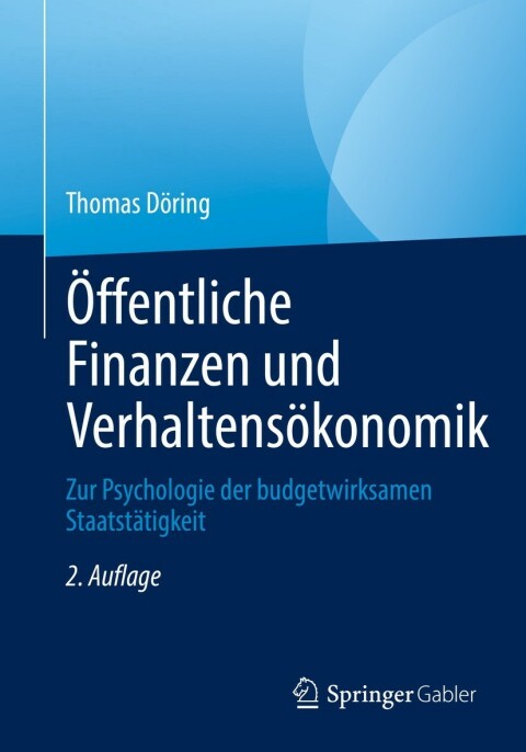 Cover image for book Öffentliche Finanzen und Verhaltensökonomik
