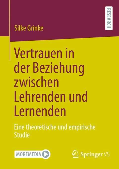 Cover image for book Vertrauen in der Beziehung zwischen Lehrenden und Lernenden