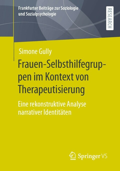 Cover image for book Frauen-Selbsthilfegruppen im Kontext von Therapeutisierung