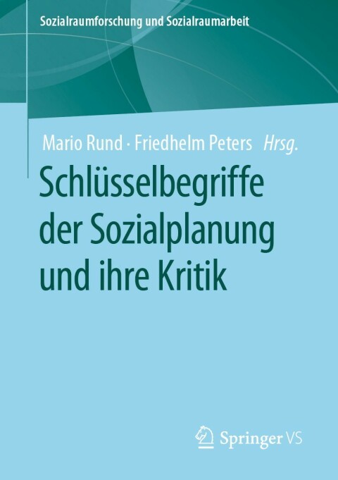 Cover image for book Schlüsselbegriffe der Sozialplanung und ihre Kritik
