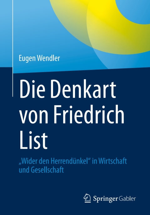Cover image for book Die Denkart von Friedrich List