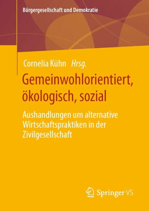 Cover image for book Gemeinwohlorientiert, ökologisch, sozial