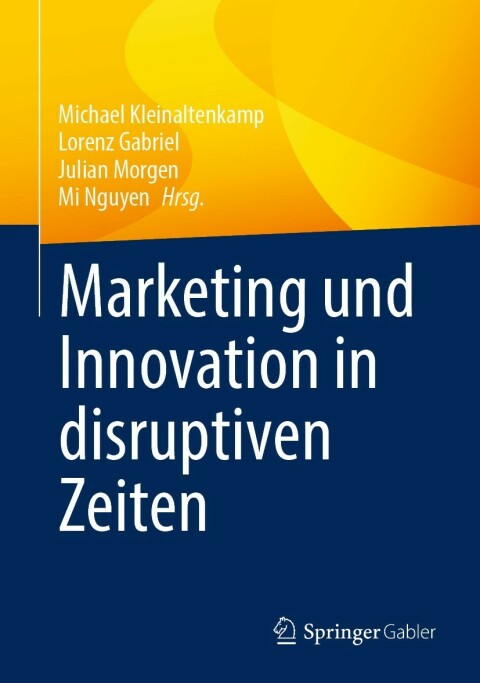 Cover image for book Marketing und Innovation in disruptiven Zeiten