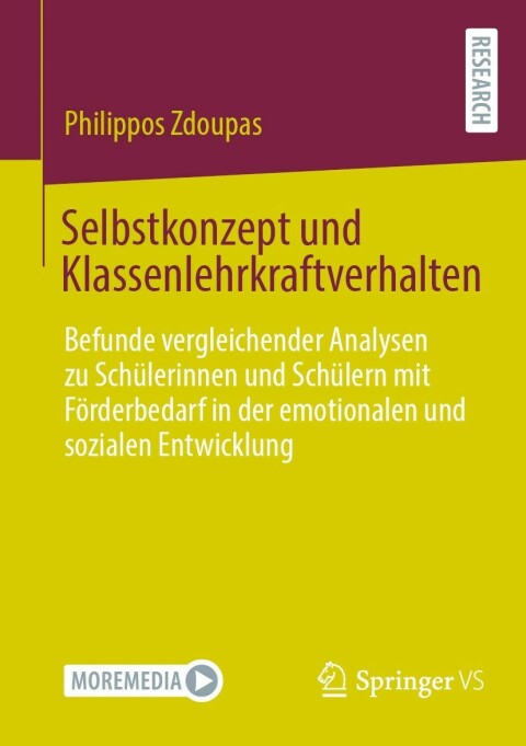 Cover image for book Selbstkonzept und Klassenlehrkraftverhalten