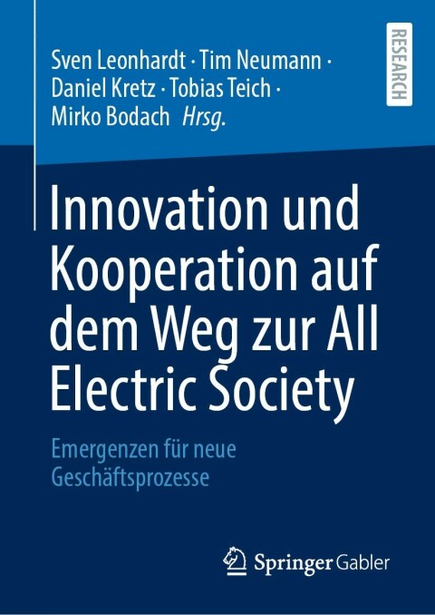 Cover image for book Innovation und Kooperation auf dem Weg zur All Electric Society