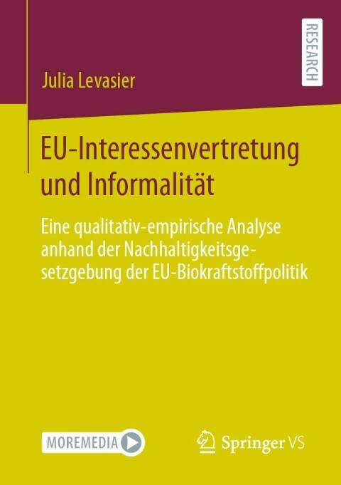 Cover image for book EU-Interessenvertretung und Informalität