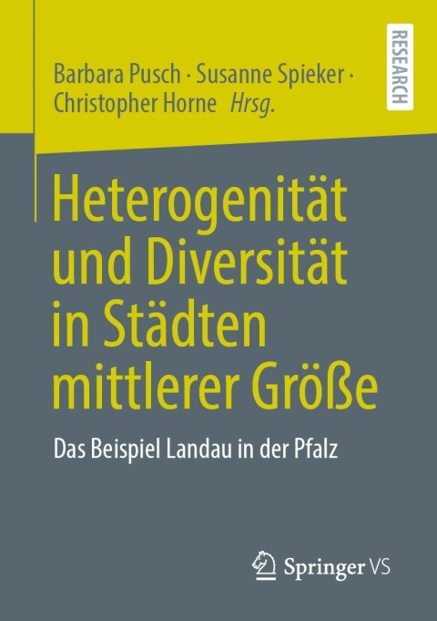 Cover image for book Heterogenität und Diversität in Städten mittlerer Größe