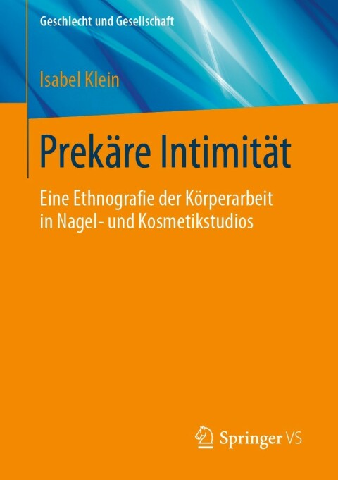 Cover image for book Prekäre Intimität