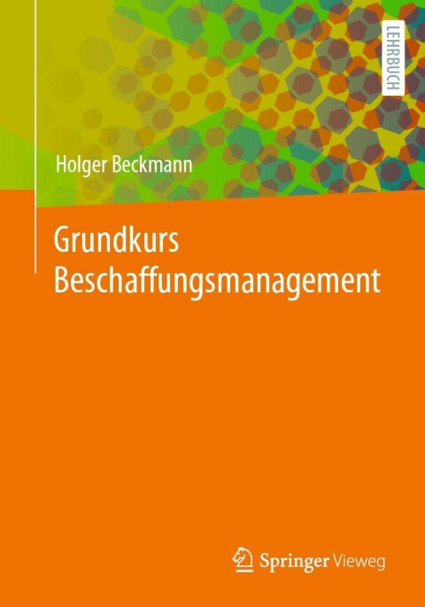 Cover image for book Grundkurs Beschaffungsmanagement