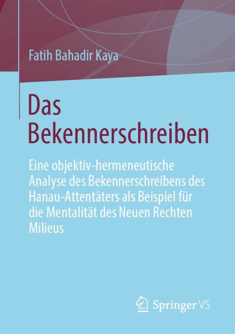 Cover image for book Das Bekennerschreiben