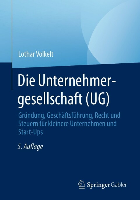Cover image for book Die Unternehmergesellschaft (UG)