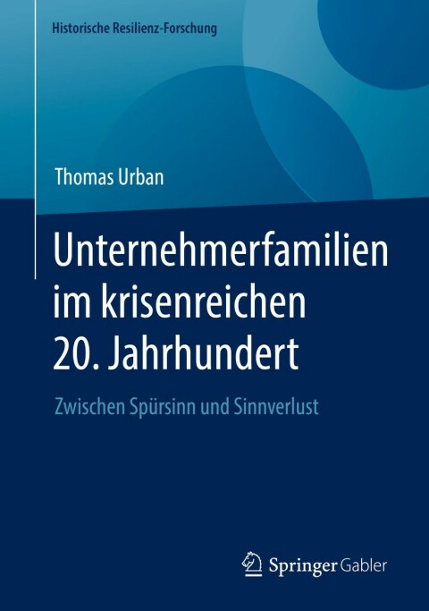 Cover image for book Unternehmerfamilien im krisenreichen 20. Jahrhundert