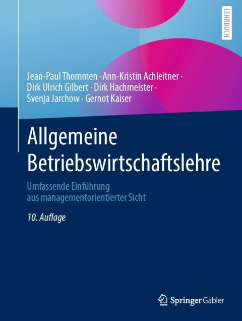 Allgemeine Betriebswirtschaftslehre 