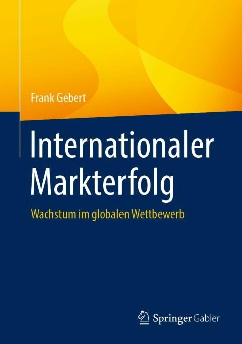 Cover image for book Internationaler Markterfolg