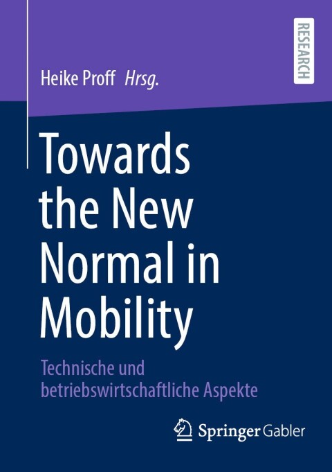 Cover image for book Towards the New Normal in Mobility